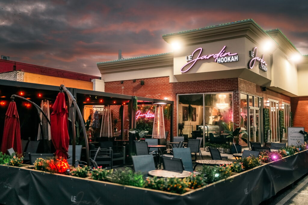Best Hookah Flavors and a Cozy Atmosphere at Le Jardin Hookah Lounge in Falls Church VA, Hookah lounge in Falls Church VA, SHisha bar and cafe 